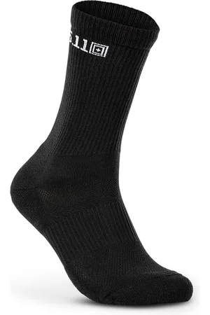 5.11 Tactical Duty Ready Basic Crew Socks (4-Pack) Black - M