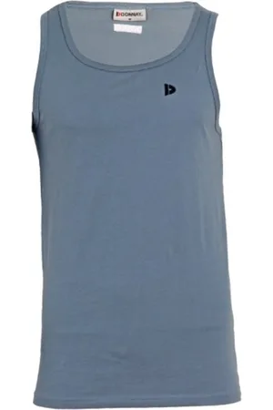 Donnay Muscle shirt (James) - Tanktop - Heren - Blue grey (069) - maat XL