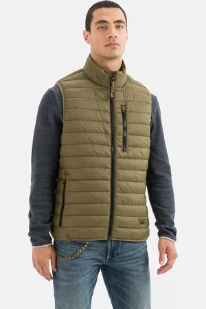 Camel Active Gewatteerd vest gemaakt van gerecycled materiaal mix