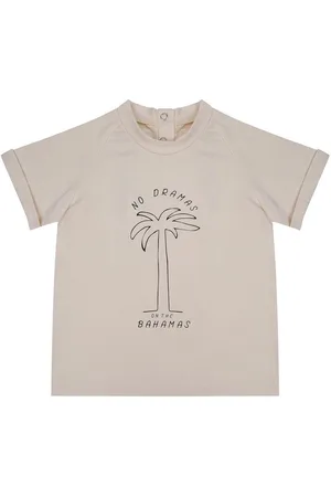 Little Indians Little Indian Shirt No Dramas on the Bahamas - - Korte Mouwen - Unisex