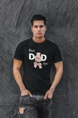 B and C Heren Shirt- Best Dad ever- Vaderdag-verjaardag. Vaderdag cadeau- verjaardag kado.