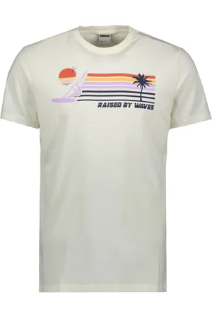 Kultivate T-shirt Ts Raised 2301020206 226 Egret Mannen