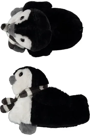 Apollo Pantoffels Meisjes - Penguin - - 31/32 - Pantoffels kinderen - Sloffen kinderen
