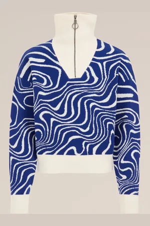 WE Fashion Meisjes gebreide trui met dessin