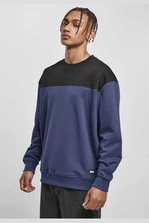 Urban classics Upper Block Crewneck sweater/trui - M - /Zwart