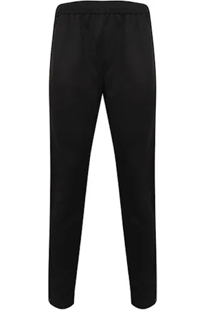 Merkloos Adults Knitted Tracksuit Joggingsbroek Black - XL