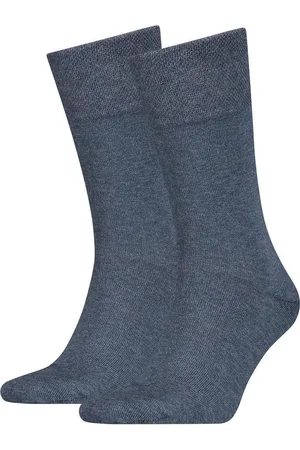 Basset Heren katoenen sokken 1 paar - Naadloze sokken - Zachte kousen - zwart, blauwe, beige - 42