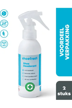 Shoefresh 2x 150ml - Schoendeo – Geurvreter voor schoenen – Hygiënische Schoenen spray / Schoenen Deodorant
