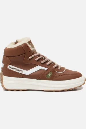Vingino Max Mid sneakers cognac Leer