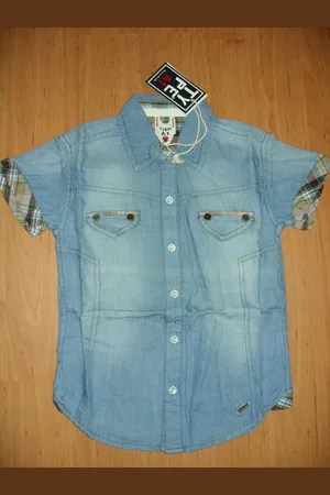 Merkloos Type A1 denim overhemd km 104