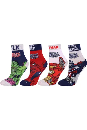 Marvel 4x lange sokken voor kinderen Avengers MARVEL / MAAT 23-26