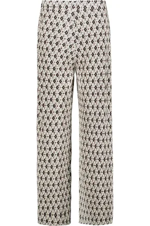Garcia G30111 Dames Wide Fit Broek Wit