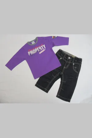 Dirkje Jongens , kledingset , tshirt lange mouw + jeans broek , 3 maand 62