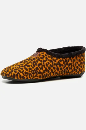 Norteñas Pantoffels luipaard Textiel 270214 - Dames