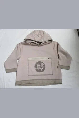 Petit Bateau Sweat shirt met kap , , draak , 6 jaar 114