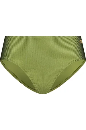 Ten Cate Bikini Broekje Midi Shiny Green Rib - maat 46
