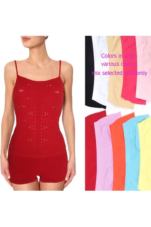 Merkloos Tiener ondergoed set - Sportief - Top + Boxer - fuchsia - 14-16 jaar