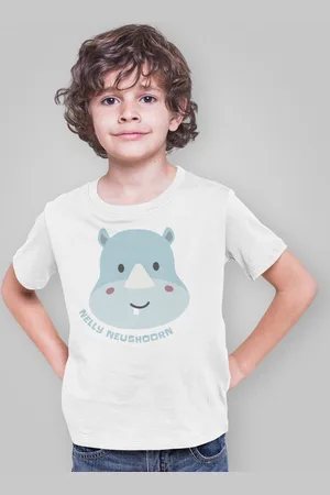 B and C Kinder T-Shirt Nelly Neushoorn, maat 7-8 jaar