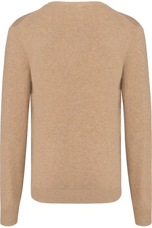 Kariban Pullover/Cardigan Heren S V-hals Lange mouw 87% Katoen, 11% Polyamide, 2% Elasthan