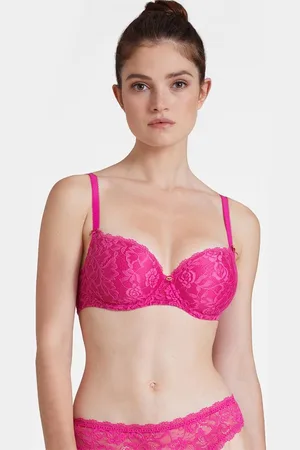 Aubade Rosessence Voorgevormde Beugel Bh HK04 Fuchsia - maat EU 80B / FR 95B