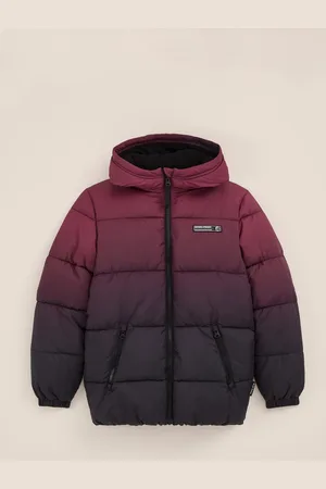WE Fashion Jongens gewatteerde jas met gradient