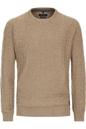 Casa Moda Nordic Expedition Trui Met Lamswol Ronde Hals - M