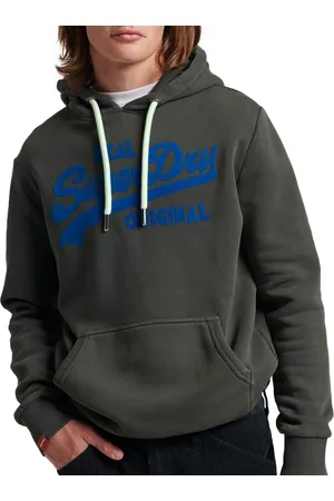 Superdry Vintage Logo Neon Hoodie Heren