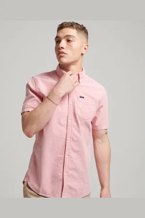 Superdry Oxford overhemd met korte mouwen - Heren - Shirts