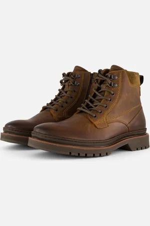 Outfielder Veterschoenen cognac Leer