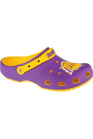 Crocs Classic NBA LA Lakers Clog 208650-75Y, Mannen, , Slippers, maat: 43/44