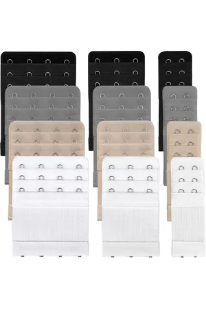 Merkloos BH verlengstuk Met Elastiek - 12 Pack - Geschikt voor iedere BH - BH accessoires - BH verlengstukje - Elastisch - Universeel - BH - BH accessoire - Te strakke BH