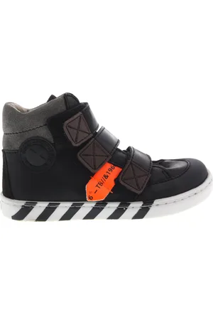 Shoesme Ur21w043 Hoge sneakers - Leren Sneaker - Jongens - Zwart