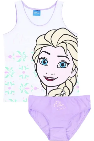 Disney Meisjes ondergoedset Elsa Ice Age FROZEN t-shirt + slipje