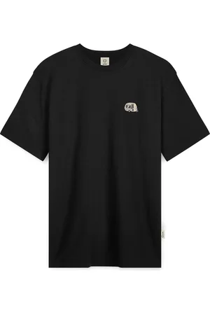 A-dam Caravan - T-shirt - Heren - Volwassenen - Vegan - Korte Mouwen - T-shirts - Katoen - Zwart - L
