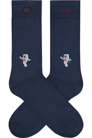 A-dam Andre - Sokken - Sok - Biologisch Katoen - Vegan - Heren en Dames - Donkerblauw - 36-40