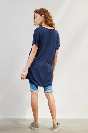 DIDI Dames T-shirt Isa in Dark navy maat 44