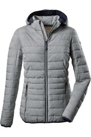 Killtec GIGA by dames jas - tussenjas dames - padded - 34313 - Uyaka - navy stripe - maat 38