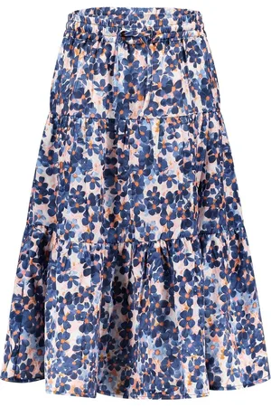 B.Nosy B.Nosy Meisjes midi rok AOP - Floral AOP