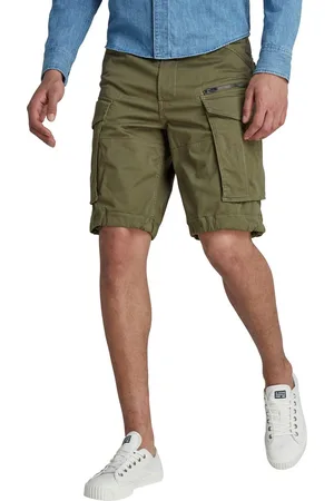 G-Star RAW Heren Short ROVIC RELAXED comfort/relaxed Groen W 30 Volwassenen