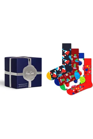 Happy Socks 4-Pack Holiday Vibes Gift Set