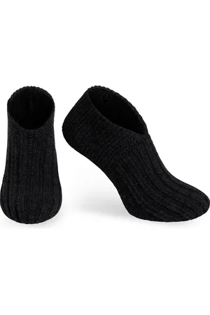 Knit Factory Miles Slofsokken - Sokken voor Dames en Heren - Gebreide sloffen - Huissokken -
