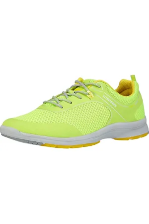 Mephisto Allrounder by DAKONA lichtgroen mesh outdoor sneaker voor dames