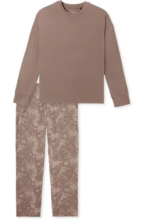 Schiesser Selected! premium inspiration pyjamaset - dames pyjama van lange klei