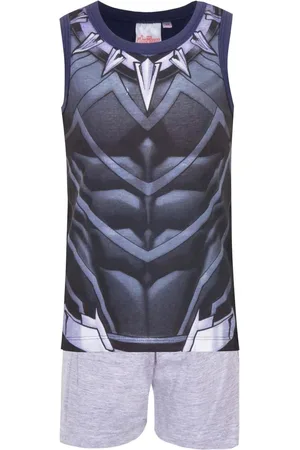 Marvel Jongens shortama Black panther Antraciet - 104