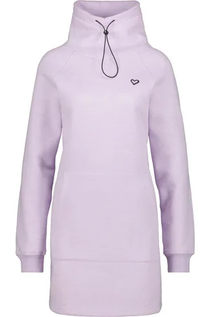 alife kickin Alife & Kickin Damen Sweatkleid BabsiAK A Sweatdress Orchid Melange-S