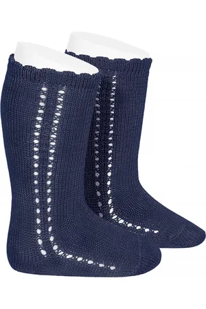 CONDOR Cóndor Kniekous Cotton Strik | 2569/2 | Navy/Donkerblauw | 18-24 mnd | maat 2