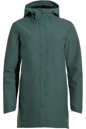 Vaude Cyclist Padded II Dames Jas Dusty Forest 38