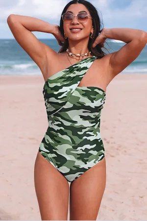 Merkloos Badpak Dames - Camouflage - - Belinda