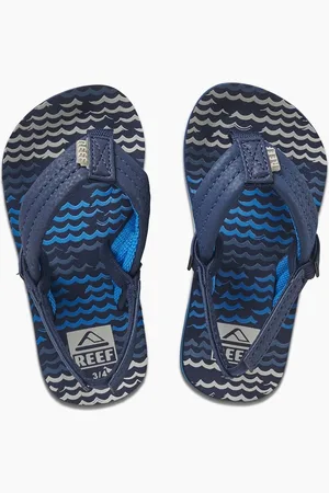 Reef Little Ahi Jongens Slippers - Blauw