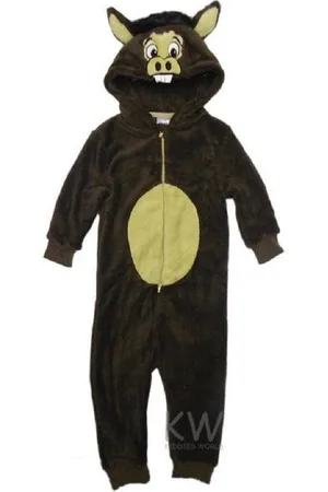 Merkloos Ezel onesie - maat 92/98 - Dierenpak huispak